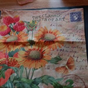 Bright  Flower Pillow Cover